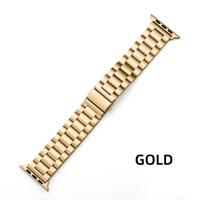 Stainless steel Strap For Apple Watch band UItra 49mm 9 8 7 45mm 41mm metal belt on Iwatch series 6 5 4 SE 3 44mm 42mm 40mm 38mm