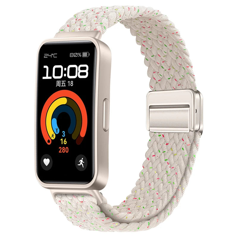 Sports Nylon Loop Strap for Huawei Band 11/11 Pro/10/9/8 Official Replacement Bracelet Belt Huawei Band 11 Wristband Accessories