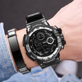 Men's Watch Alarm Clock Luminous Teenagers Men and Women Sports Electronic Watch