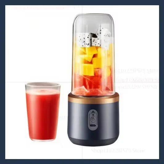 Portable Handheld USB Personal Mini Juicer Cup with Single Or Double Cups for Travel Blender for Water Bottles