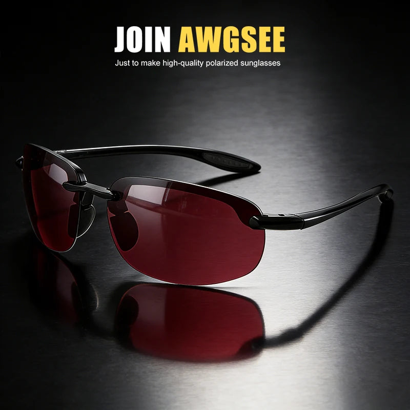 Polarized Sports Sunglasses TR90 Material Flexible & Durable - UV Protection for Driving Fishing Golf Cycling Unisex
