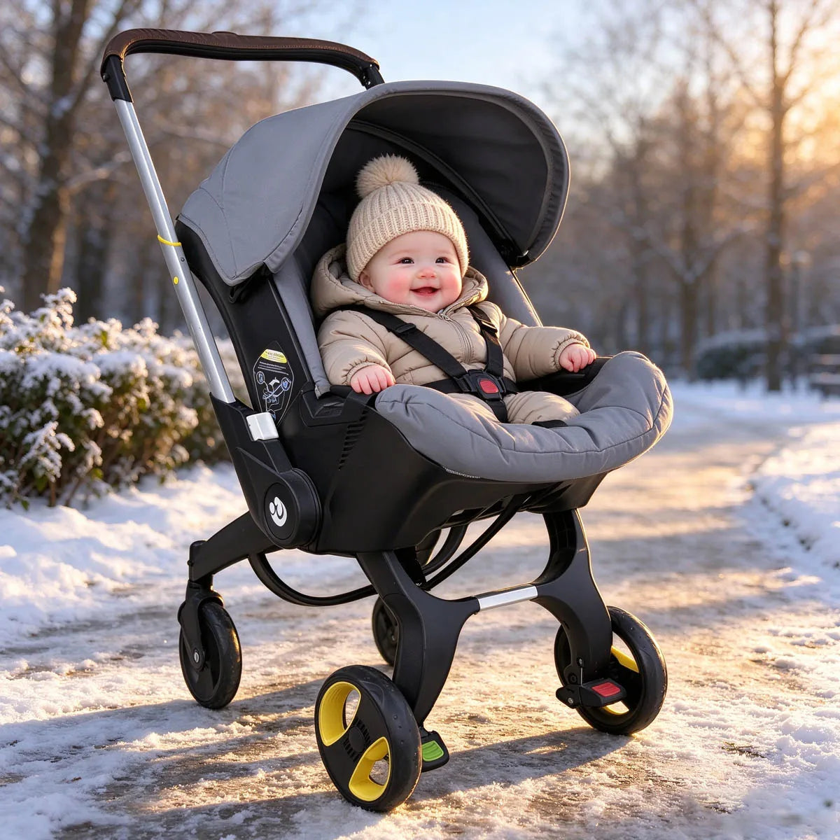 Stroller Raincoat Thickened Transparent PVC Vision Rain cover For Doona & FooFoo Baby Stroller 3 in 1 Baby Stroller Accessories