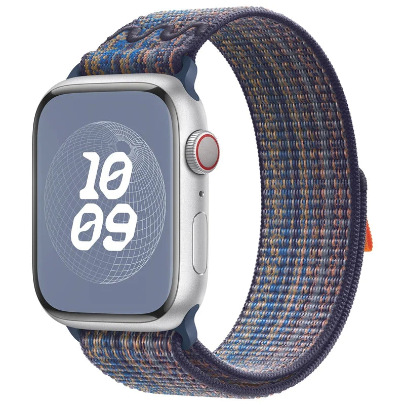 Nylon Band for Apple Watch Band Ultra 2 49mm 44mm 40mm 45mm 41mm 42mm 40mm Bracelet Strap IWatch Ultra Series 9 7 6 5 Se 8