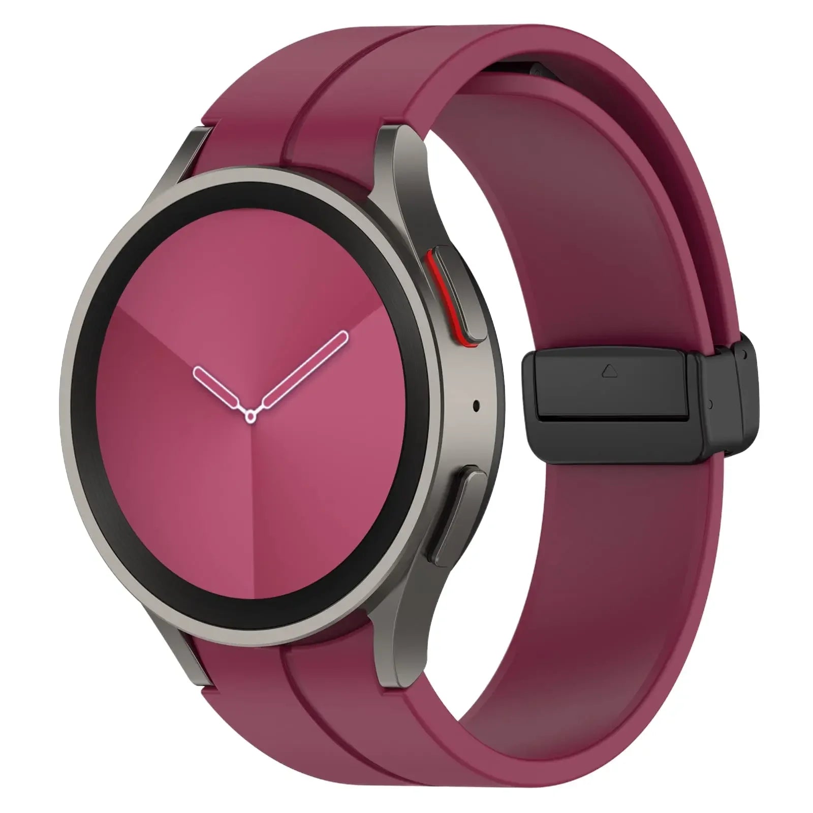 Original Silicone Band for Samsung Watch 7 6 5 4 Classic Strap 47mm 43mm 44mm 40mm Magnetic Buckle For Galaxy Watch 5 Pro 45mm