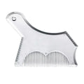 Men's All-in-One Beard Styling Comb - Creative Beard Stencil and Shaping Template Tools for Perfectly Groomed Facial Hair