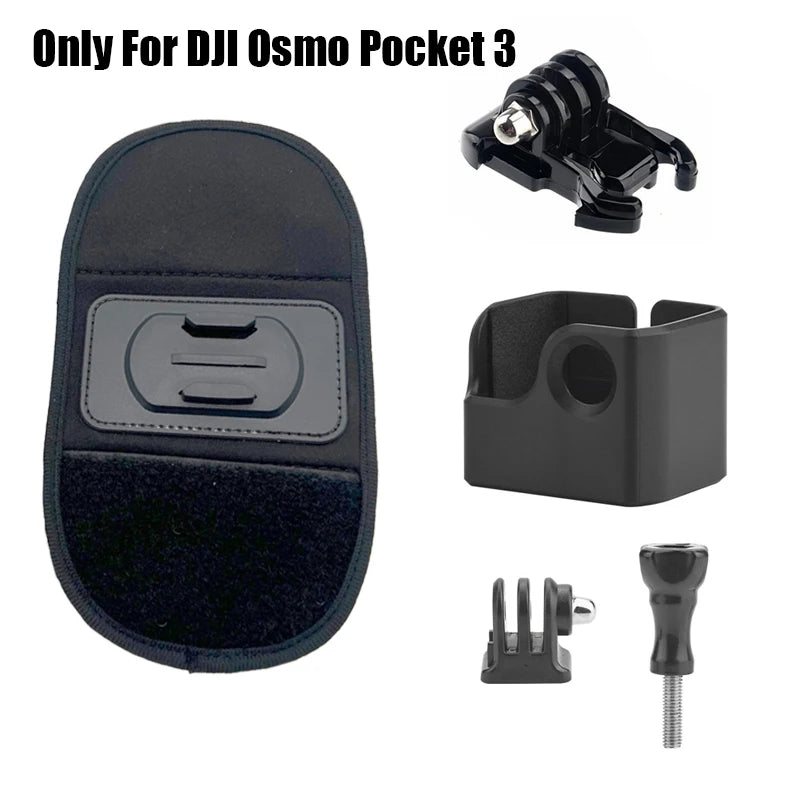 For DJI Action 5 Pro 4 Rotation Bag Backpack Shoulder Strap Mount Holder for Insta360 X5 X4 GoPro 13 12 11 10 DJI Osmo Pocket 3