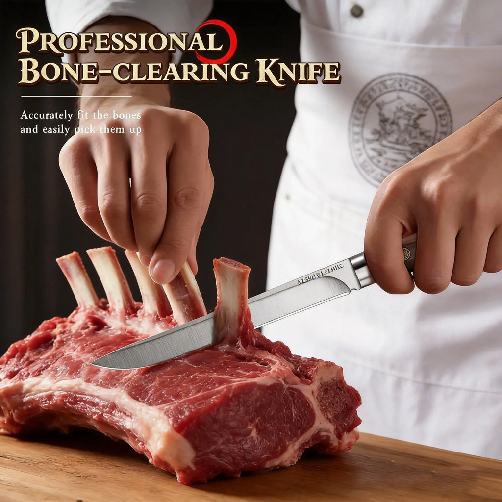 1/2/3-piece Meat Cutting Knife Set -M390 Stainless Steel 62HRC Ultra-sharp Blades Suitable For Cutting Fruits And Butchers Knife