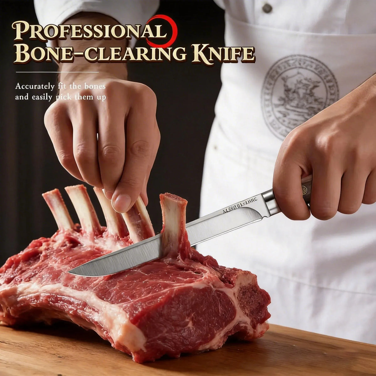 1/2/3-piece Meat Cutting Knife Set -M390 Stainless Steel 62HRC Ultra-sharp Blades Suitable For Cutting Fruits And Butchers Knife