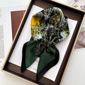 70*70cm Luxury Design Square Hair Scarf for Women Hijab Small Neck Tie Hand Wrist Kerchief Female Headband Foulard
