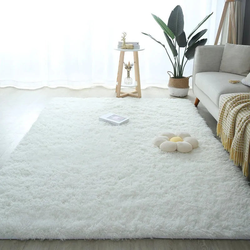 Washable Long Hair Carpet Living Room Coffee Table Fluffy Large Rugs 160x230 Girl Bedroom Thick Carpets In Door Non-slip Mats