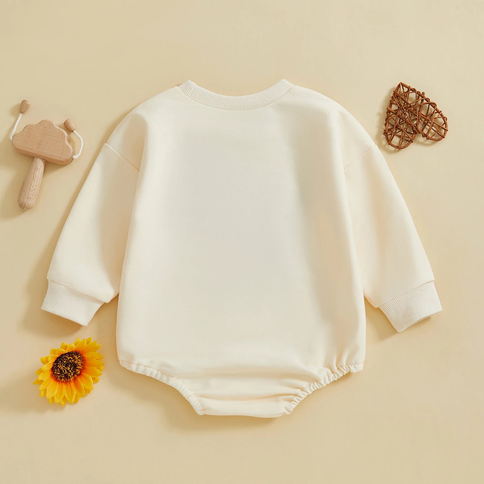 0-18M Baby Valentine Sweatshirt Romper Boys Girls Spring Fall Clothing Newborn Toddler Long Sleeve Letter Print Romper Jumpsuits