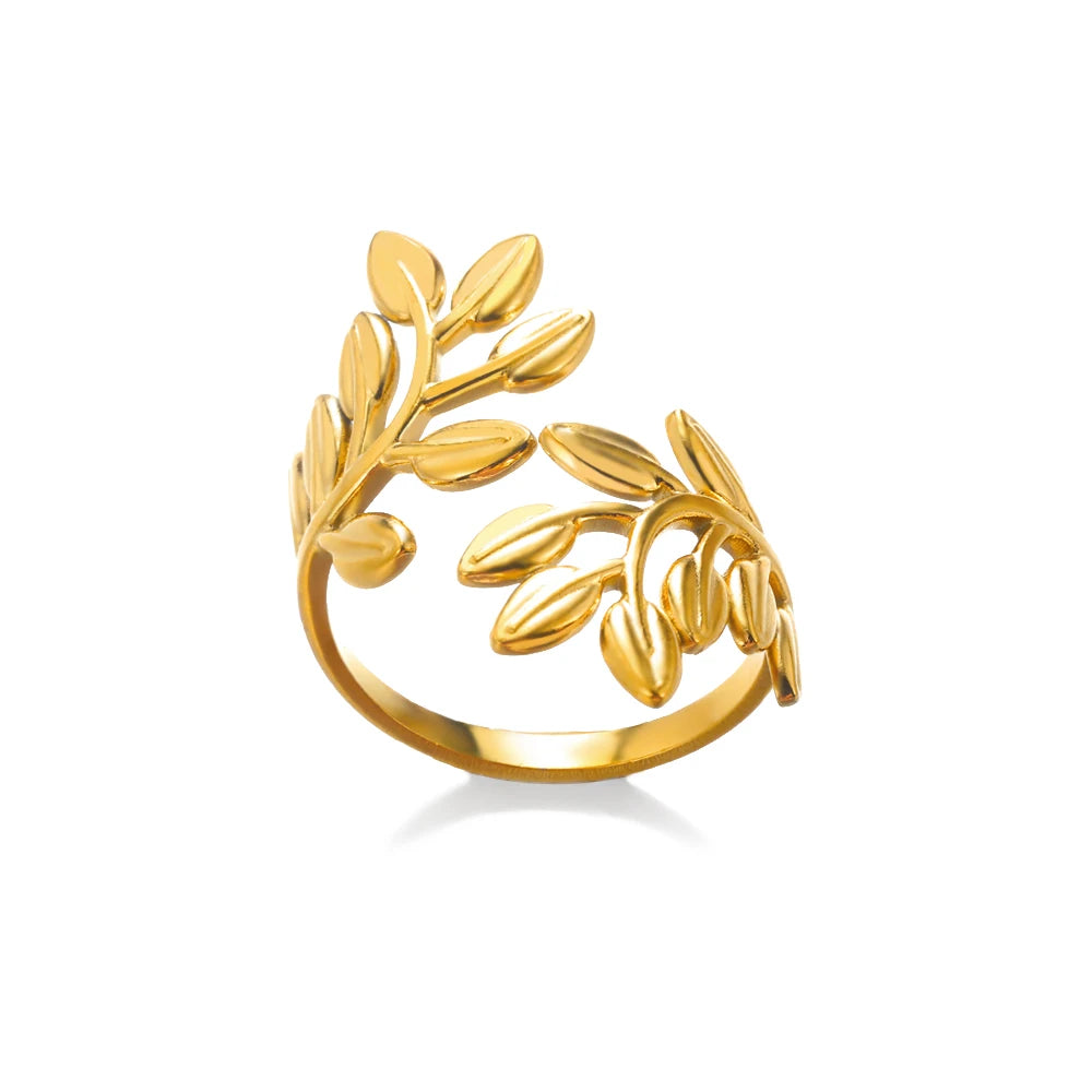 316L Stainless Steel Rings for Women Gold Color Women's Ring Male Finger Wedding Luxury Quality Jewelry Accessories 48 Style