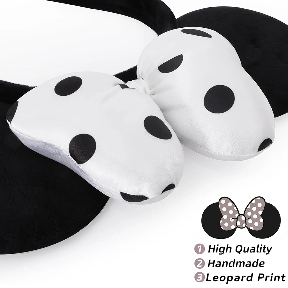 Fashion Mouse Ears Hairband for Women and Ladies Polka Dot Bow Mini Ears Costume Accessories Girls Headband