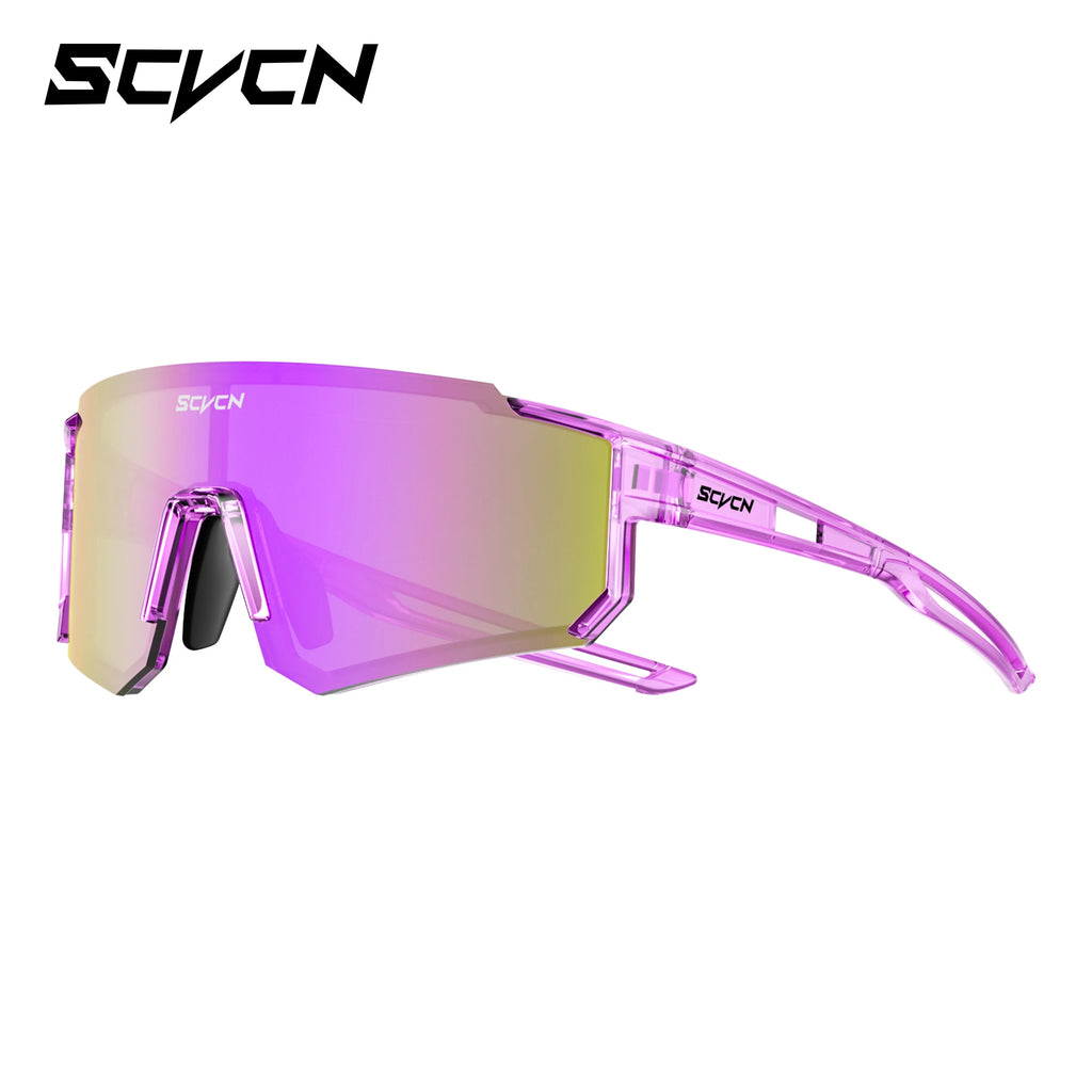 SCVCN Fashion Cycling Glasses Bike Baseball Sunglasses for Men UV400 Sports MTB Outdoor Goggles Bicycle Women Sunglasses Riding
