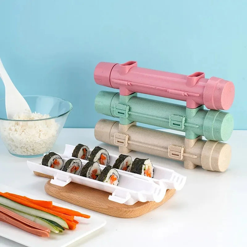 1pc DIY Sushi Making Machine Kitchen Sushi Tool Sushi Maker Quick Sushi Bazooka Japanese Rolled Rice Meat Mold Bento Accessories