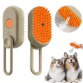 4-In-1 Steam Brush For Cats – Self-Cleaning Comb For Long And Short Hair Cats And Dogs, Steam Pet Brush For Hair Removal, Vibrating Message, Grooming & Relaxation