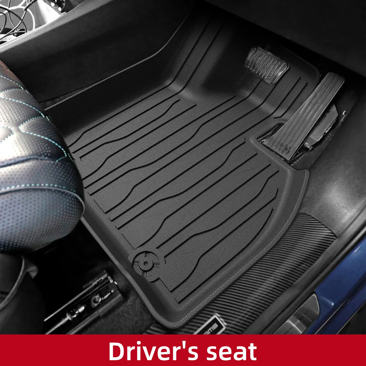 LUCKEASY Right Drive for BYD Sealion 7 EV Model 2024 2025 Car Floor Mats Cargo Liner Pad Waterproof All- Weather Accessories