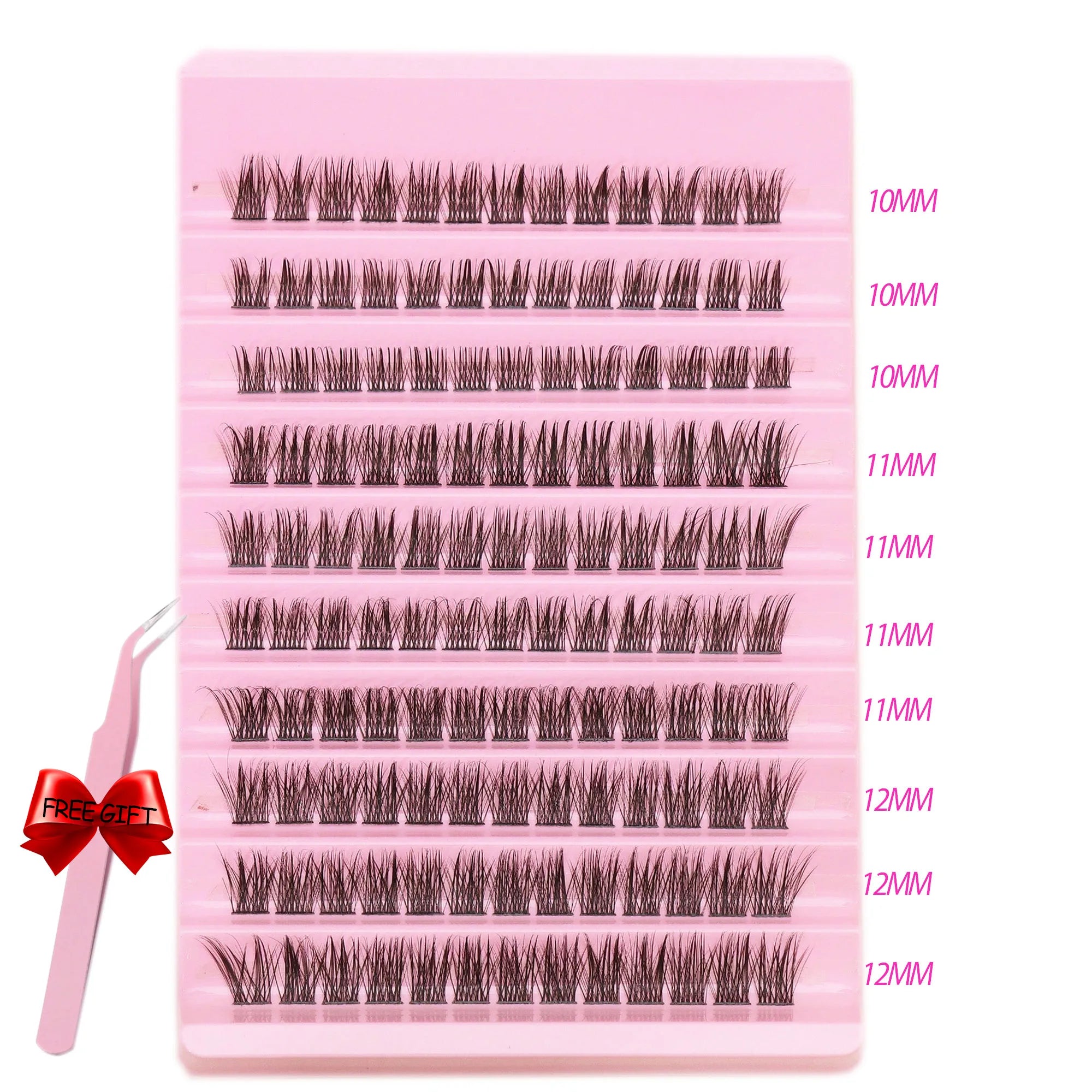 DIY Clusters Eyelash Extension Winged Individual Lashes Volume False Eyelashes Natural Segmented Eyelash Bundles Makeup Tools