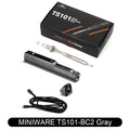 Original MINIWARE TS101 Soldering Iron Portable Adjustable Temperature Digital Solder Station Tip TS-BC2 PD3.1 90W TS100 Upgrade