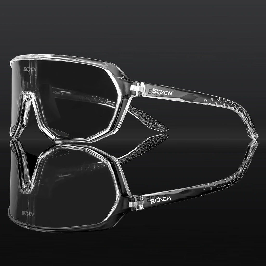 SCVCN Men Cycling Glasses Photochromic Sunglasses Mountain Bike Road Bicycle Eyewear MTB Cycle Goggles Sports UV400 Glasses Hot