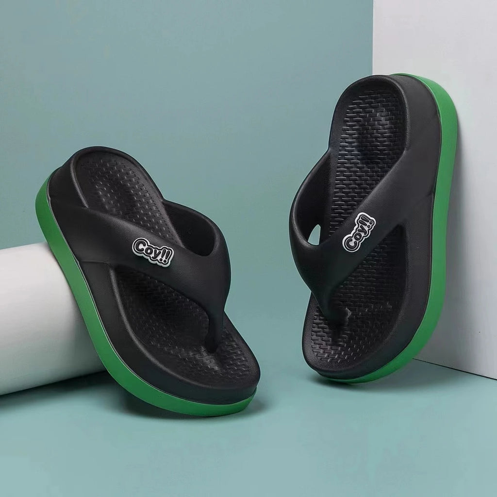 Summer Women's Flip-Flops 3cm Height Non-Slip Summer Sandals Ladies Slides Girl's Slippers
