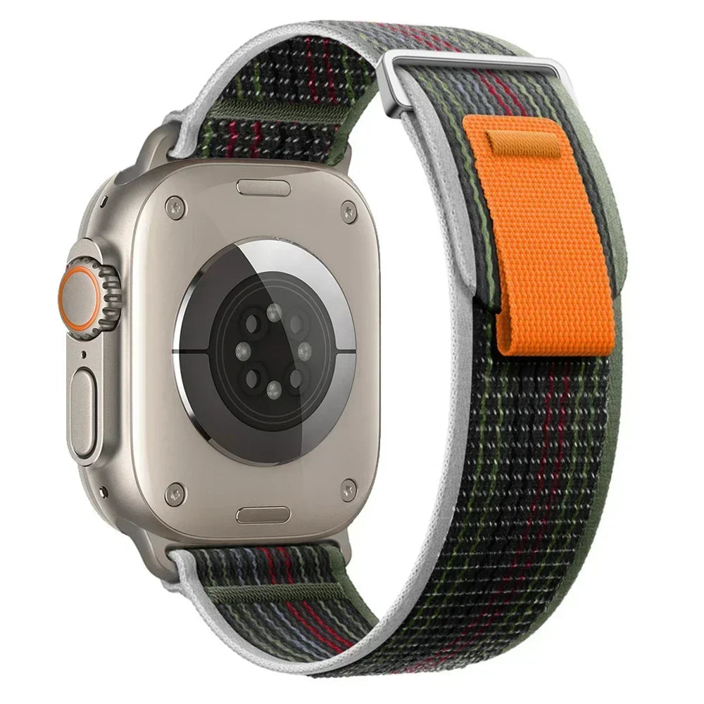 Trail Loop Strap For Apple Watch Ultra 3/2 49mm Series 11 10 9 8 7 46mm 45mm 41mm 42mm Sports Nylon Wristband iWatch 6 5 SE 44mm