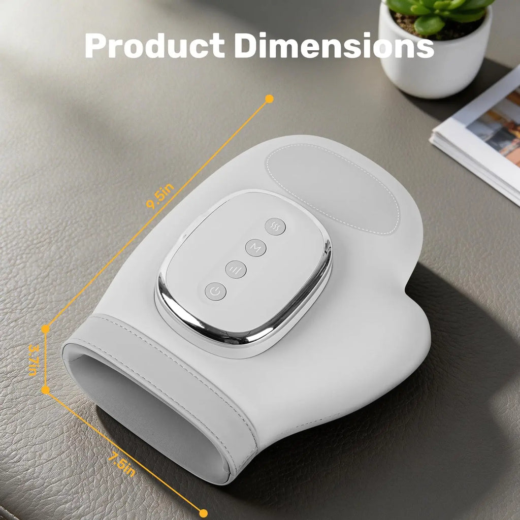 Hand Massager with 3 Mode 5 Air Compression Wrist Palm Fingers Muscle Relaxation Knead Vibration Massage Machine Gift for Friend
