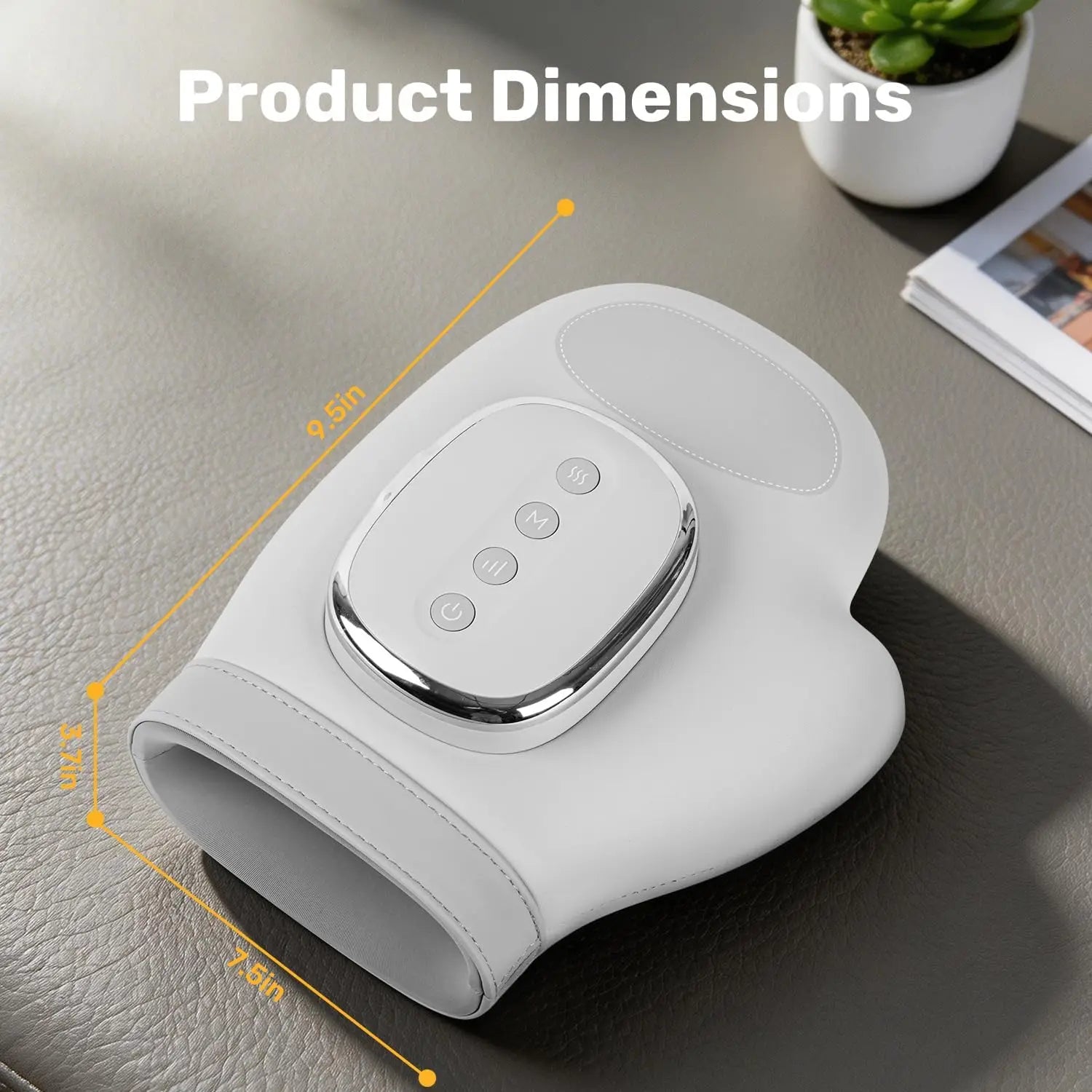 Hand Massager with 3 Mode 5 Air Compression Wrist Palm Fingers Muscle Relaxation Knead Vibration Massage Machine Gift for Friend