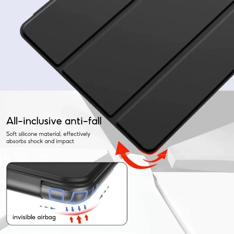 TBTIC Case for Samsung Galaxy S6 Lite P610 P615 A9 A7 Lite 8.7IN Tab A8 10.5IN A9 Plus S7 S8 S9 11IN PU Tablet Cover Smart Case