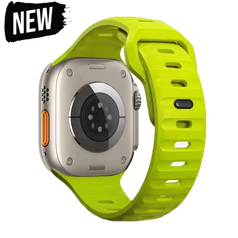 Silicone Strap for Apple Watch Band series 10 42mm 46mm 9 8 7 41 45mm ultra2 49mm 44 40 38 42mm Correa Band for Iwatch 6 SE 5 4