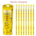 12pcs Pokemon Pikachu Anime Pencil Cute Kawaii Student Stationery Kids Writing Pen Children School Supplies Birthday Xmas Gift