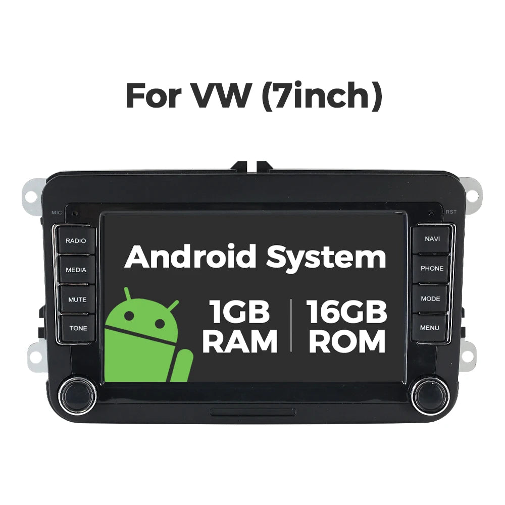 MEKEDE U.S. Car Radio For Volkswagen Passat b6 b7 golf 5 6 Polo Jetta Skoda Carplay BT Central Multimedia Smart car auto system