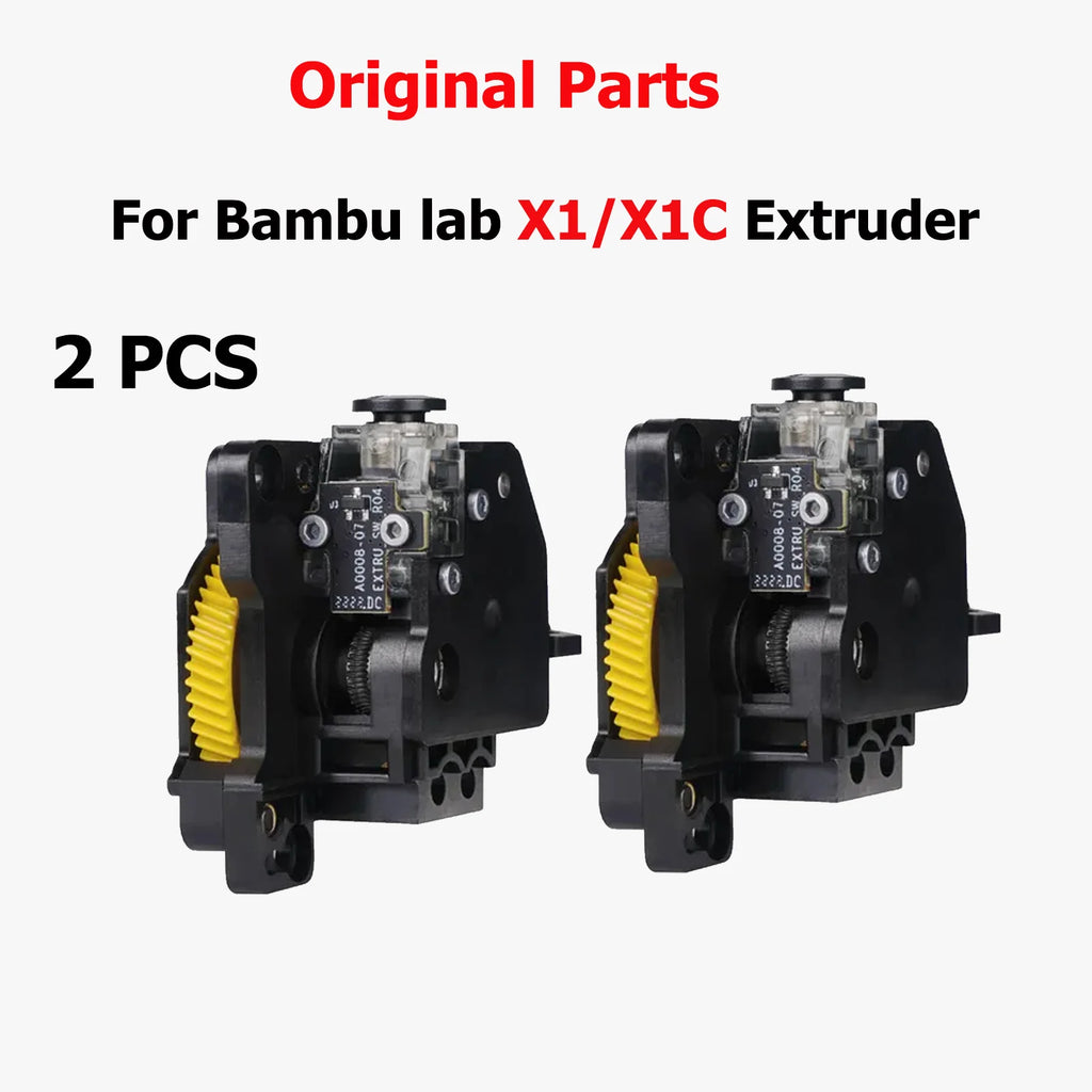 Original Hardened Steel Extruder Unit For Bambu lab P1/X1 Series Extruder For P1S P1P For Bambu lab Hotend Extruder Gear