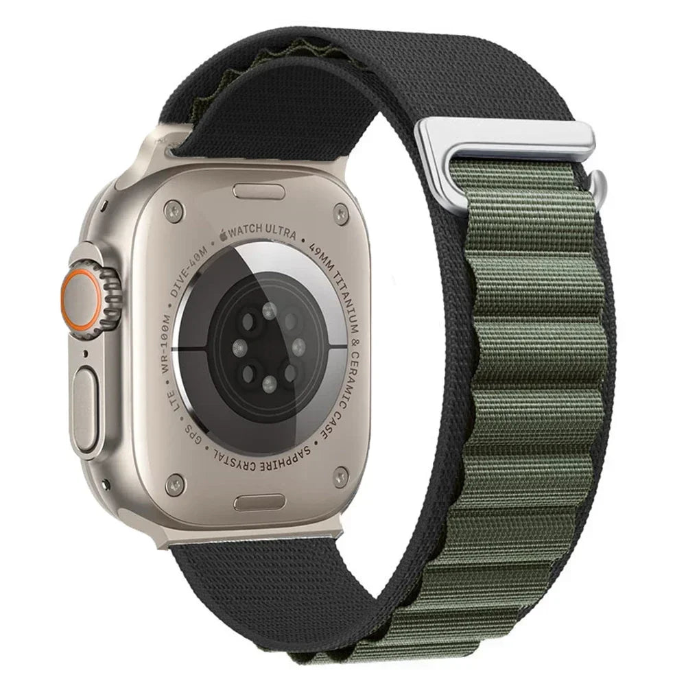 Alpine Loop Strap For Apple Watch Ultra 3 Band 49mm 11 10 9 8 7 46mm 42mm 45mm 41mm Nylon Sport Bracelet iWatch 6 5 SE 44mm Belt