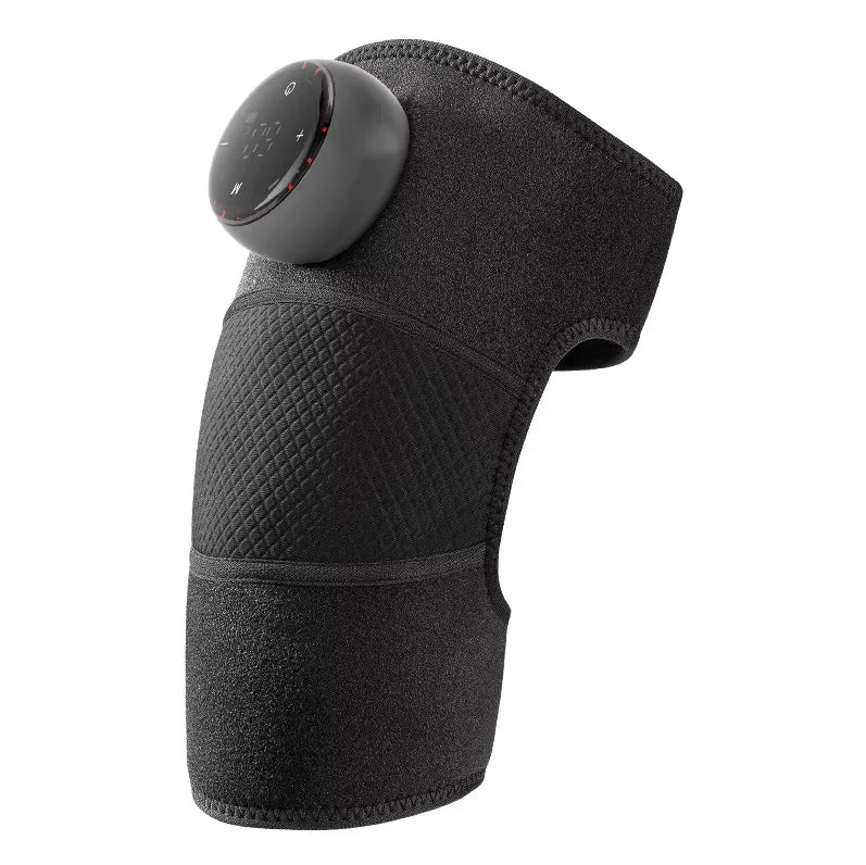 2026 Heated And Vibrating Knee Massage Pad, Intelligent Button, Adjustable Multi-Level, LED Display rechargeable