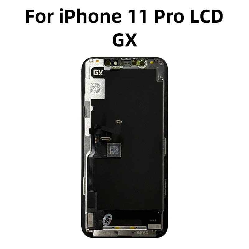 GX OLED For iPhone X XS XR XS Max LCD 11ProMax 13 ProMax 14ProMax 3D Touch Screen Digitizer 12 Mini 12 Pro Max Replacement Parts