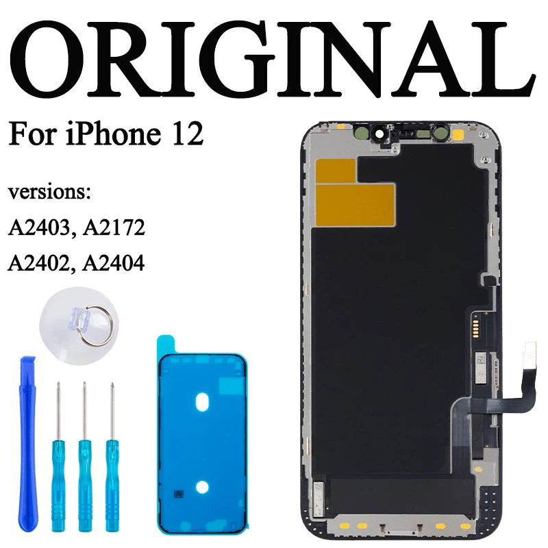 A2403 A2172 A2402 A2404 100% Tested Premium Lcd For IPhone 12 New Display Touch Screen Replacement Factory Display With 3D Touch