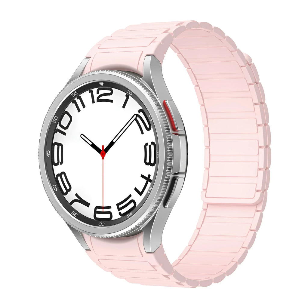 Silicone Band For Samsung Galaxy Watch 6 Classic 43mm 47mm 5Pro 45mm NO Gaps Sports Strap For Watch 6 40 44mm 4Classic 42mm 46mm