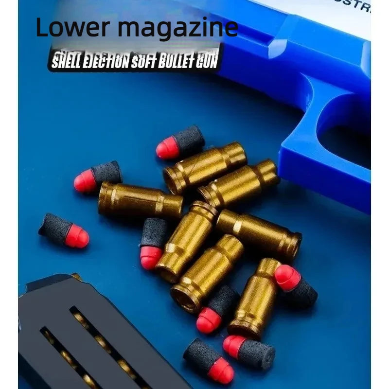 2026 Shell Ejecting Airsoft Pistol Soft Bullet Toy Gun Outdoor Shooting Game Toy for Boys Kids Children Ideal Gift