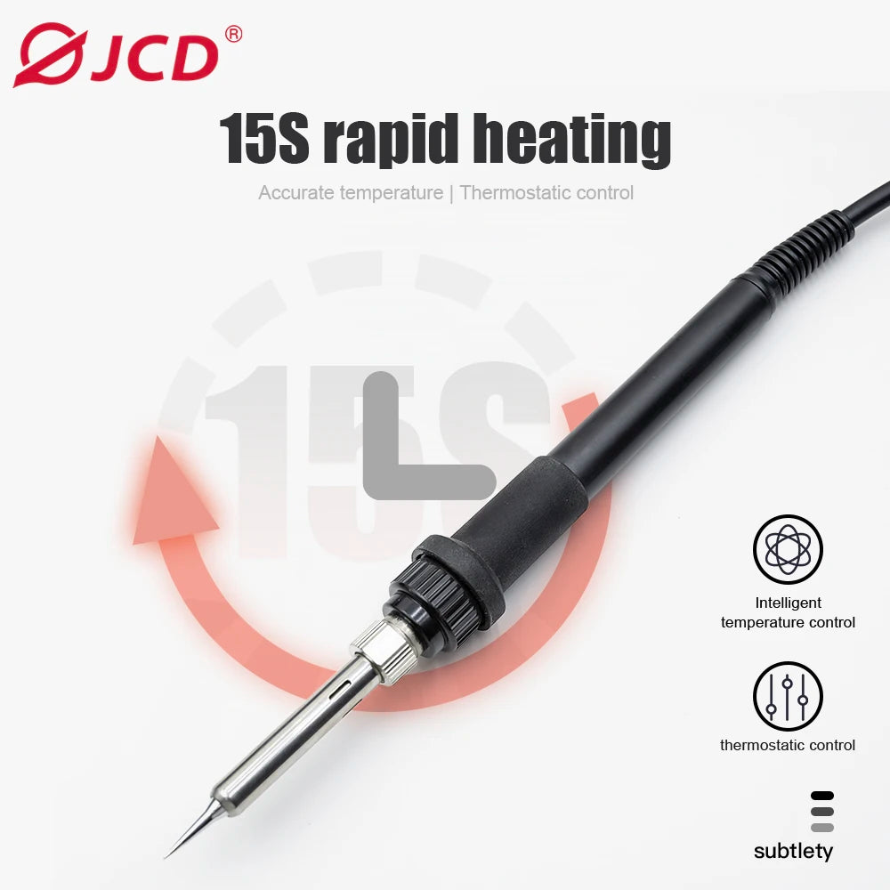 JCD 750W Soldering Station 2 IN 1 Hot Air Gun LCD Dual Digital Display Electric Soldering Iron SMD Welding Rework Station 8586D