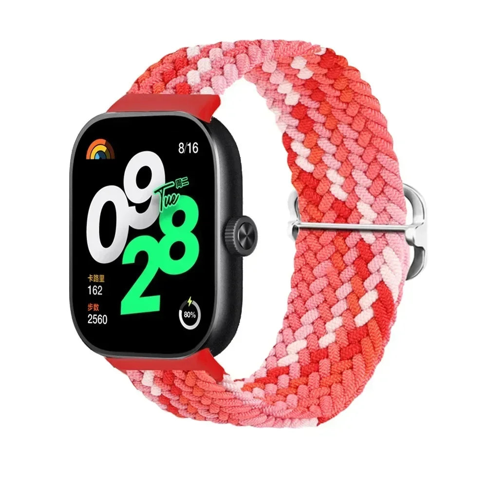 Nylon Strap for Xiaomi Redmi Watch 4/5/6 Adjustable Wristband Sport Watchband for Mi band 9 Pro/Mi Band 8 Pro Belt Accessories