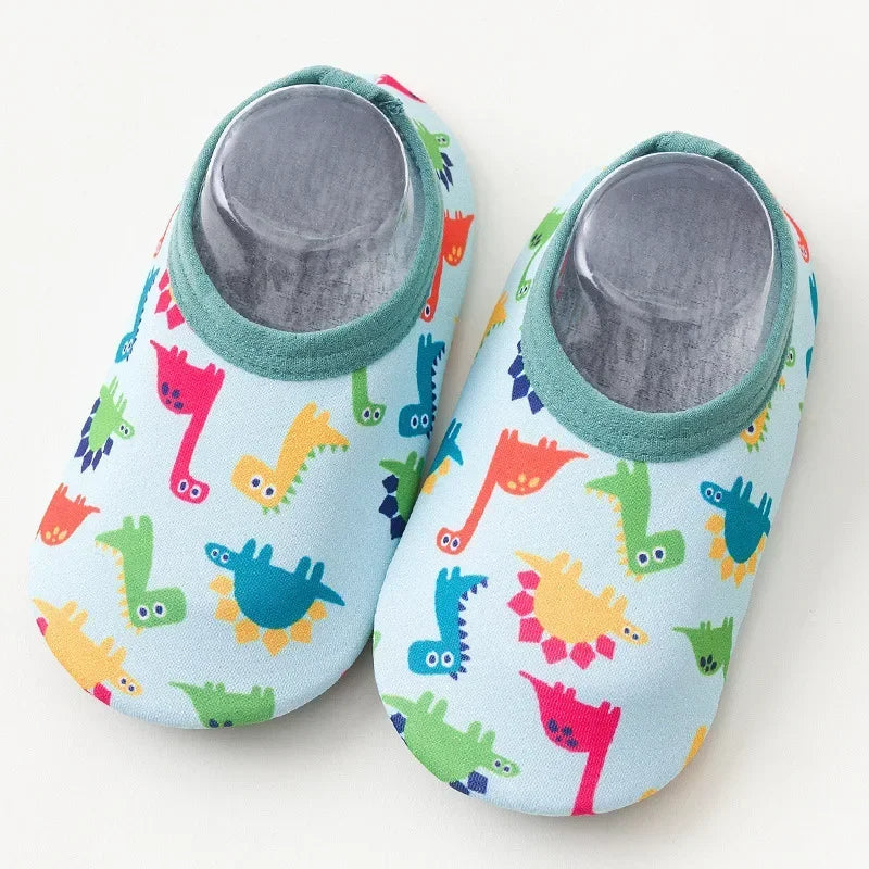 Children Swimming Surf Sports Sneakers Four Season Anti-slip Aqua Swim Floor Socks Baby Kids Cartoon Pool Beach Water Shoes