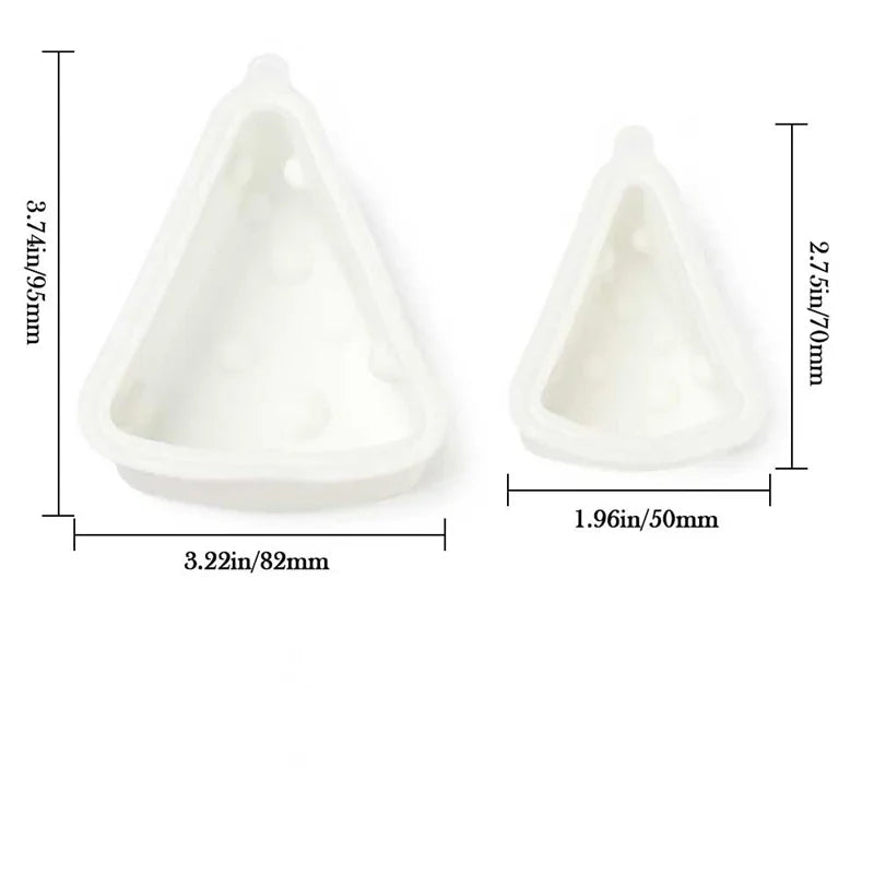 Mini Cheese 3D Mold Baking Handmade Candle Soap Silicone DIY Decorating Tool Chocolate Ice Cream Mousse Cake Mold