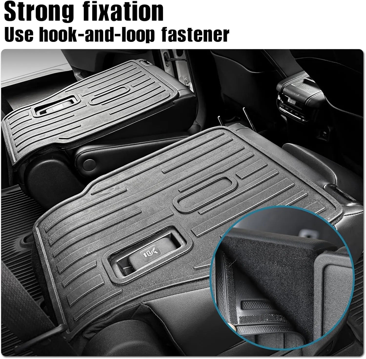 All-Weather TPE Seatback Mats for 2024-2026 Toyota Grand Highlander 7-Seat Captain Chairs, Durable Car Mat Accessories
