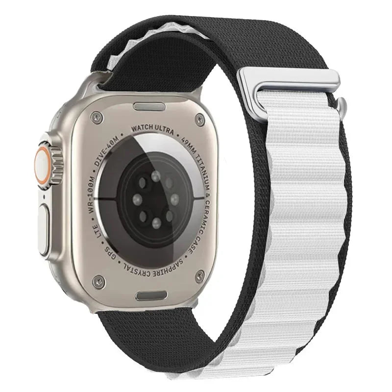 Alpine Loop Strap For Apple Watch Ultra 3 2 1 Band 49mm 11 10 9 8 7 45mm 41mm 42mm 46mm Nylon Bracelet iWatch 6 5 4 3 SE3 2 Belt