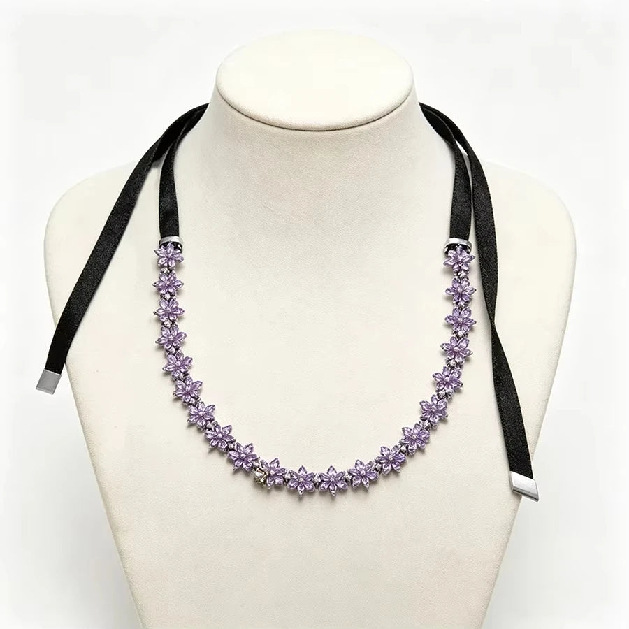 2026 New 925 Pure Silver Chain Y-shaped Necklace Two tone Splicing Necklace for Women's Fashion DIY Jewelry Gifts