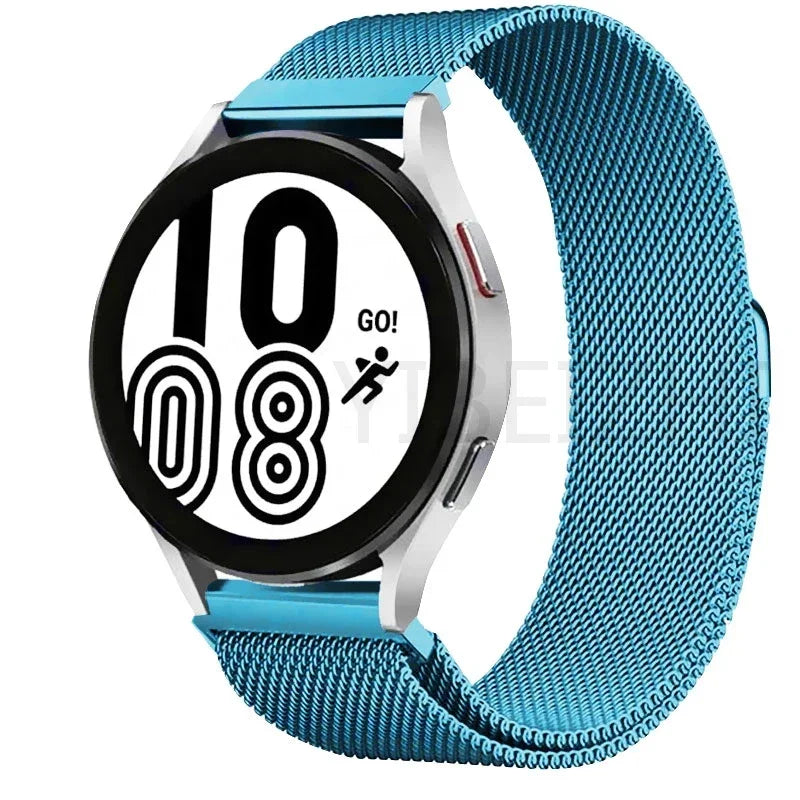 Milanese Loop band For Samsung Galaxy watch 6 5 4 classic Metal strap 20mm 22mm bracelet huawei gt/Amazfit GTS 4/GTR 2e/Bip 3-5