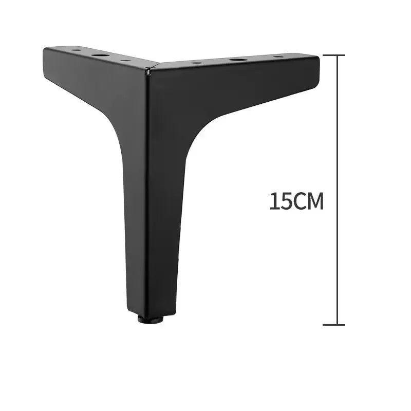 4pcs Modern furniture legs metal gold Black Iron Sofa Feet for Table Bed Chair Desk Dresser Cabinet support Furniture Hardware