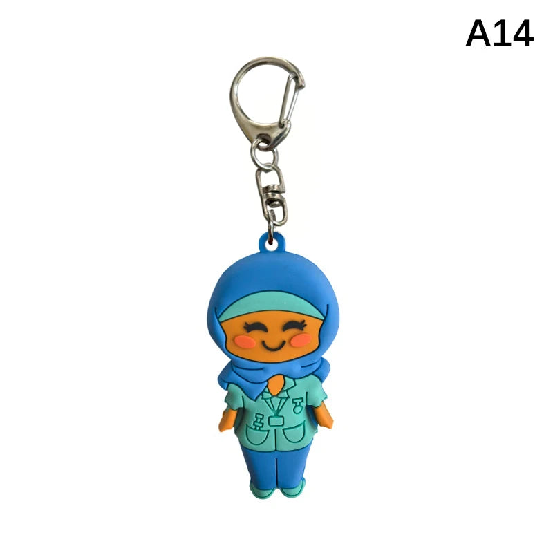 Syringe-Shaped Ampoule Bottle Opener Keychain Rubber Cutter Aid Medication Vial Breaker Tool For Home Nurses And Doctors