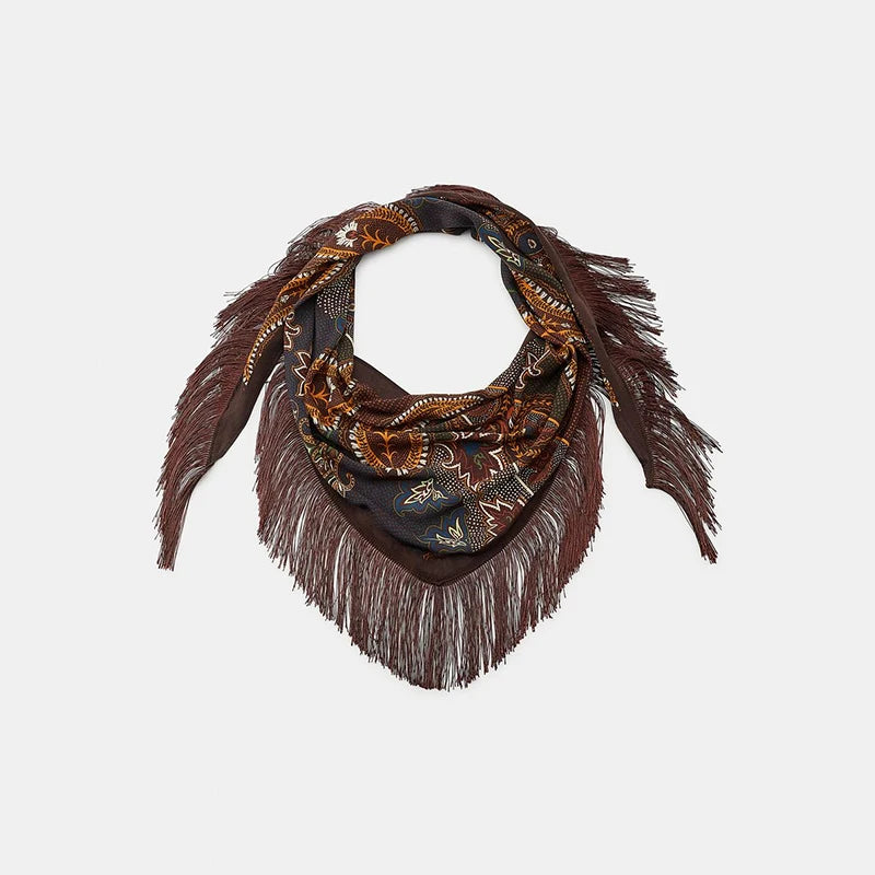 Women Vintage Paisley Printed Scarf Autumn Winter Soft Warm Long Shawl 2026 Fashion Casual Daily Outdoor Chic Neck Wrap Scarves